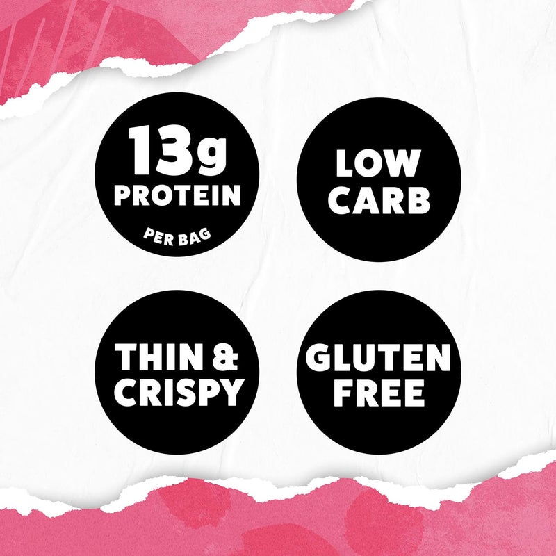 Wilde Chips WILDE Himalayan Pink Salt Protein Chips, Thin and Crispy, High Protein, Keto Friendly, Made with Real Ingredients, 1.34oz Bags (Pack of 8) - Image 4